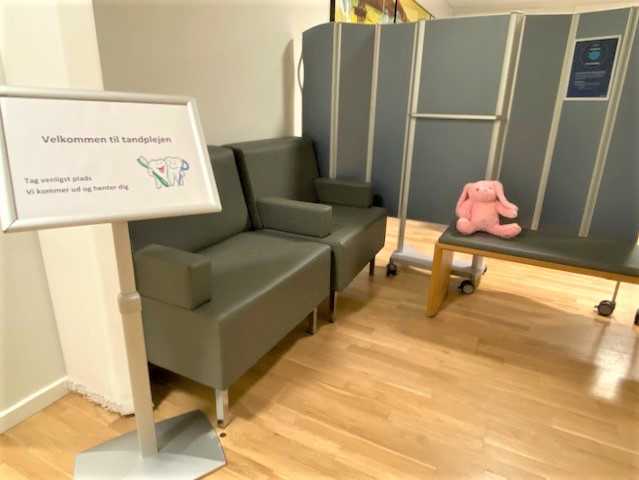 Venteområde ved Trekroner Tandpleje