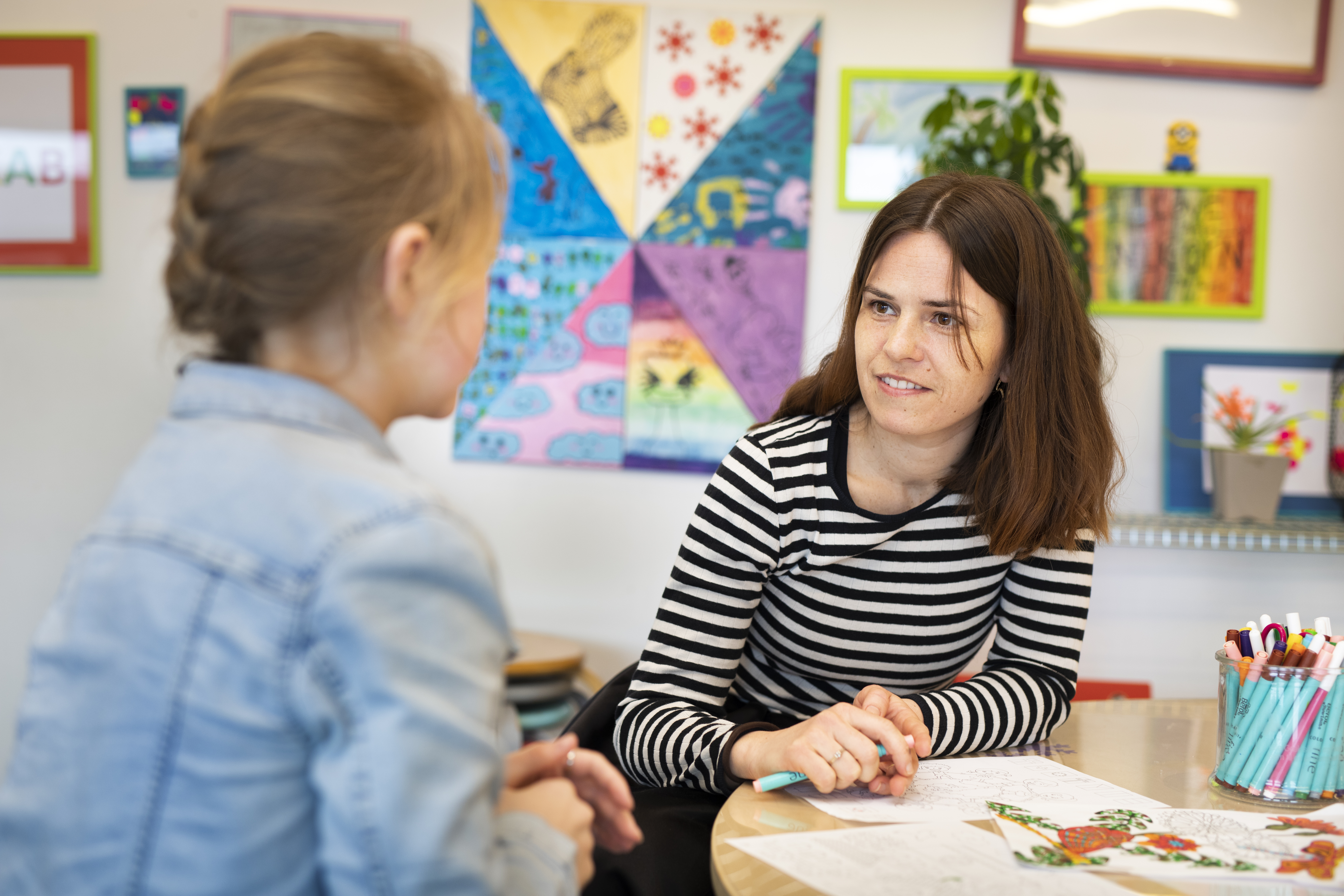 Line Werner Thomsen er klubpædagog i Viby Sjælland