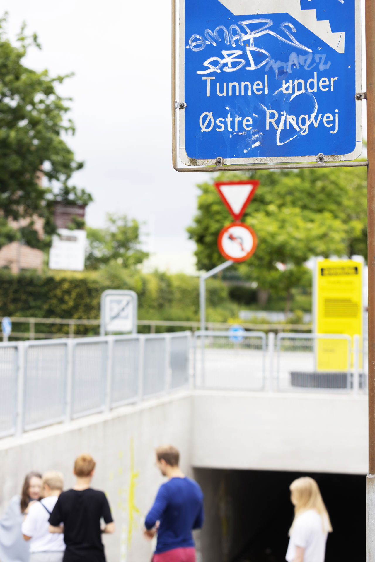 Fra bare at være en tunnel under Østre Ringvej er stedet nu et interaktivt kunstværk