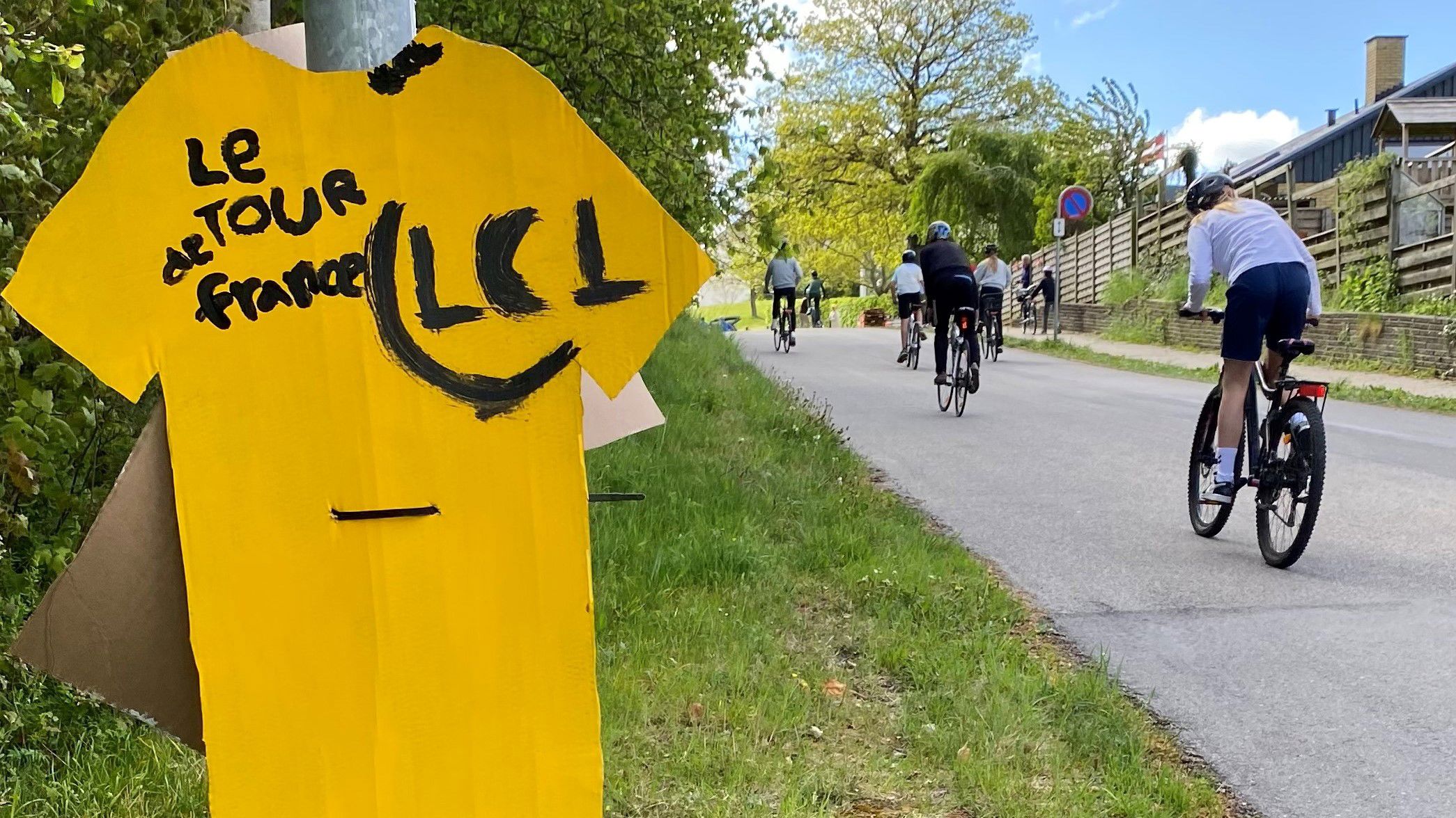 Det er hårdt arbejde at køre op ad Stryhnsbakken i Roskilde