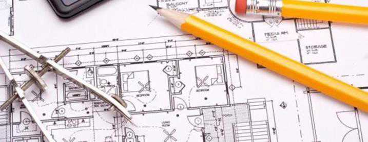 Blyant, passer og tegning