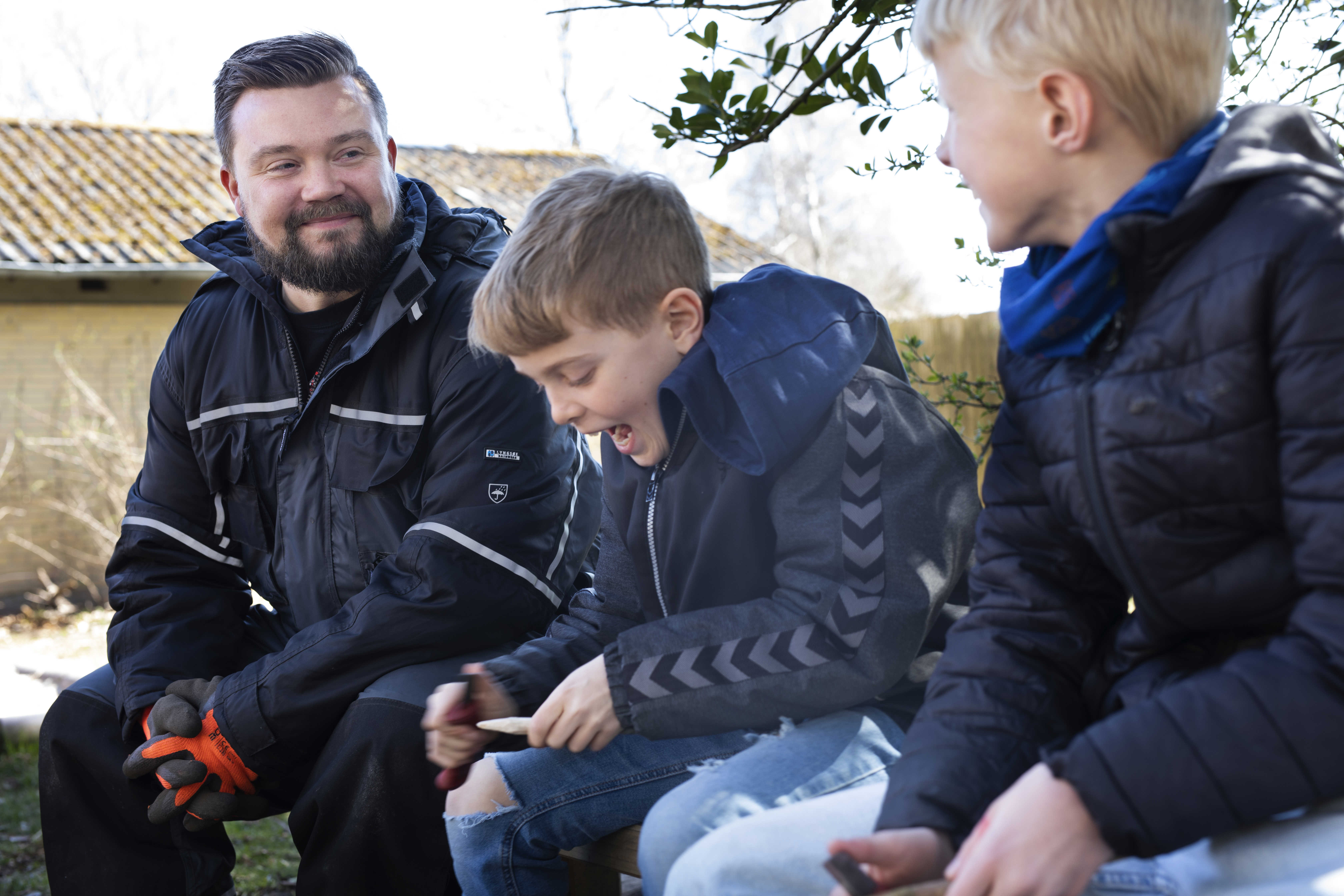 Mads Svendsen finder god mening i hverdagen som SFO-pædagog i Vindinge.