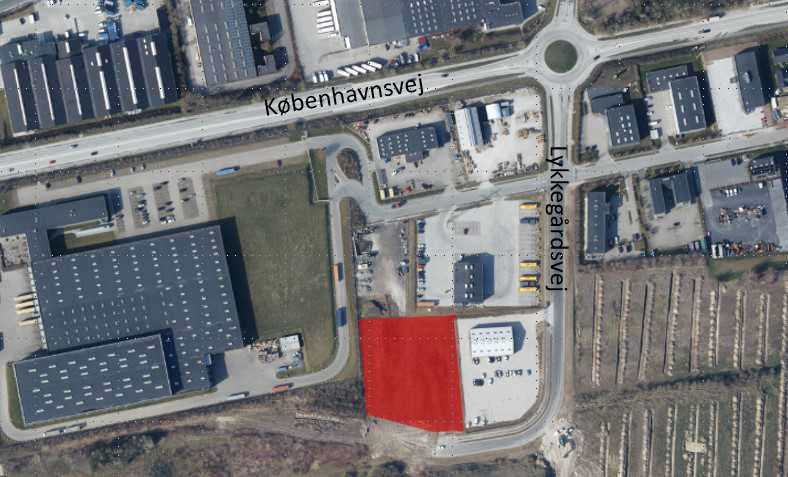 Luftfoto over Lykkegårdsvej 12