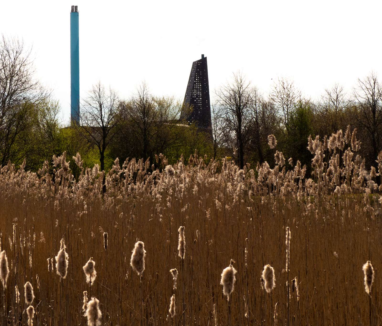 Energitårnet og en mark