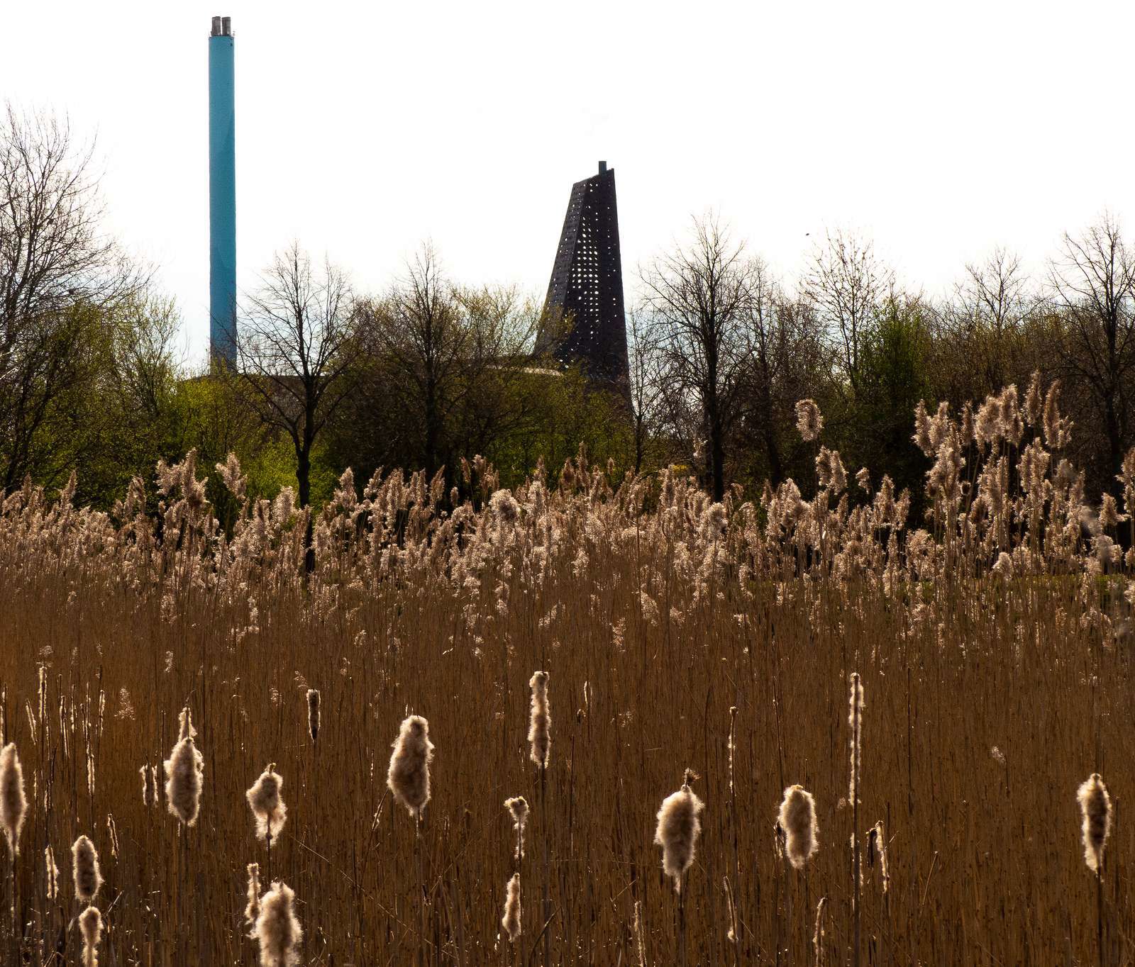 Energitårnet og en mark