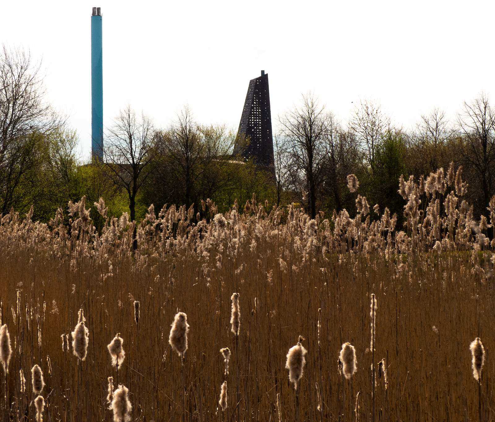 Energitårnet og en mark